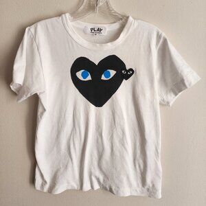 COMMES LES GARCONS PLAY TEE-NWOT